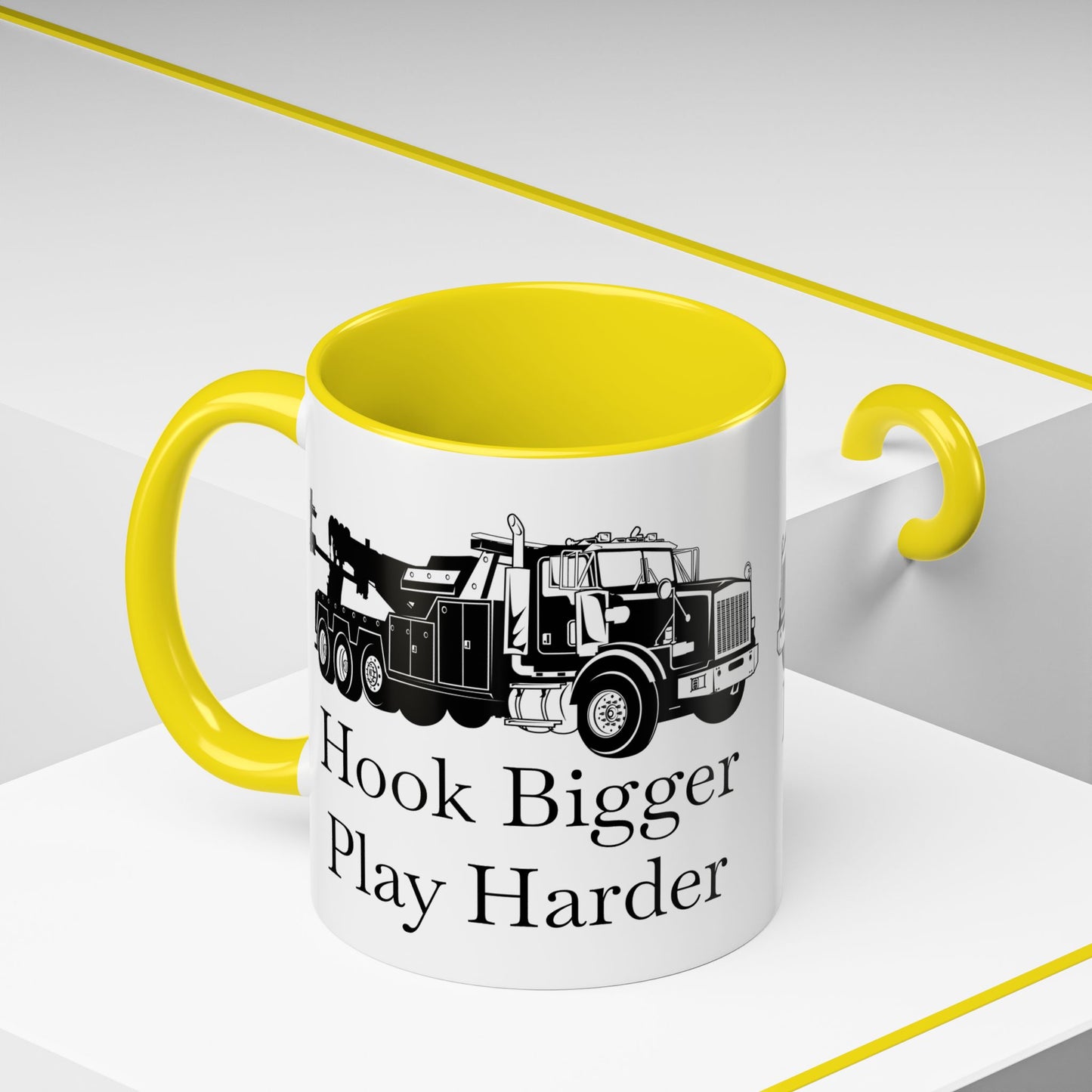 Hook Bigger 2-Tone Coffee Mug