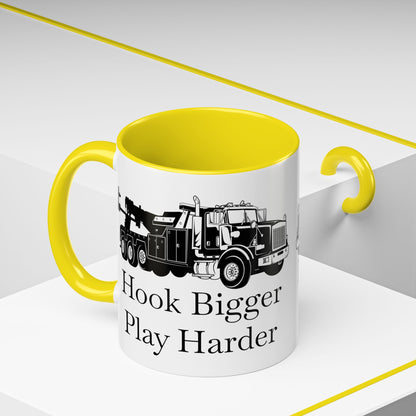 Hook Bigger 2-Tone Coffee Mug