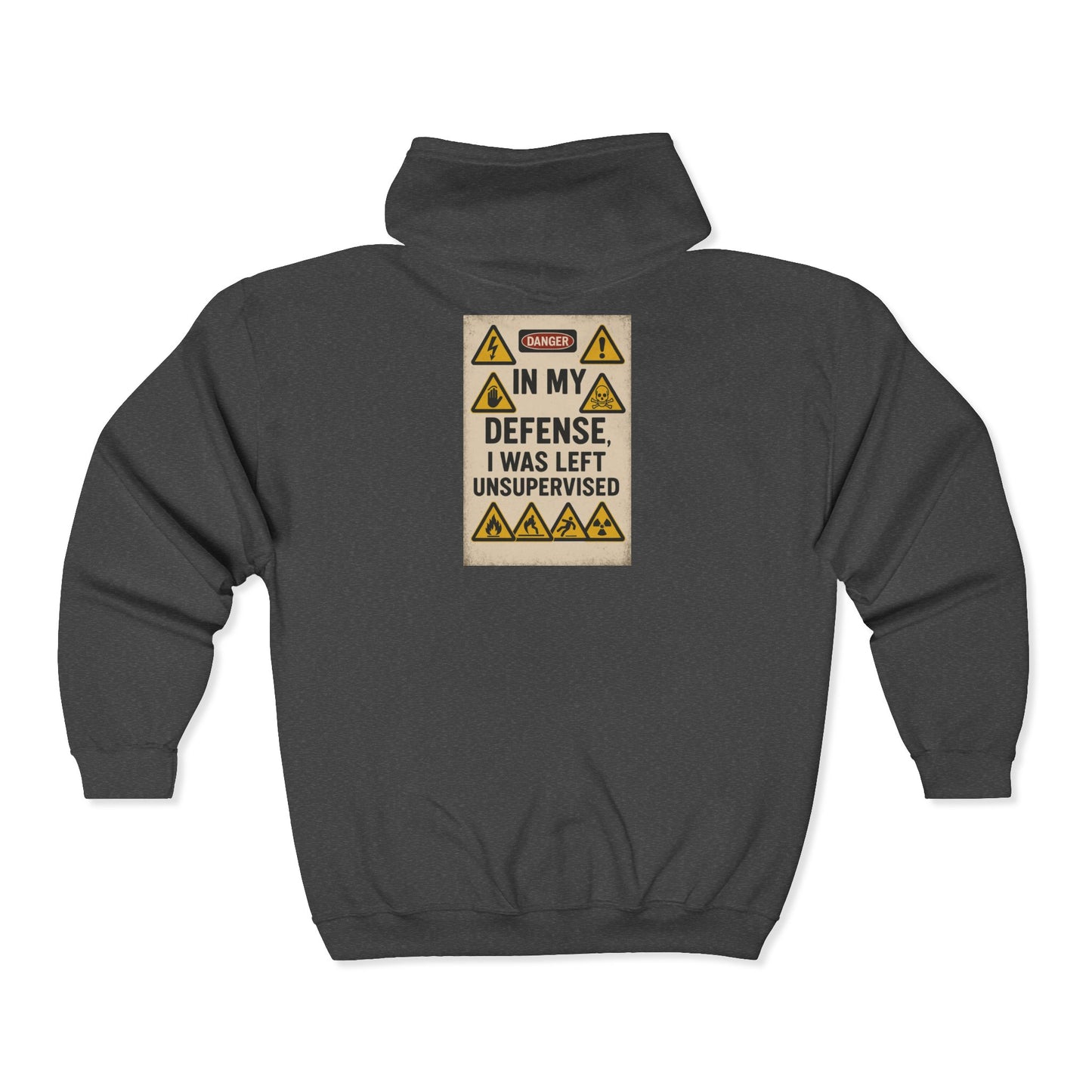 Unsupervised Unisex Full Zip Hoodie
