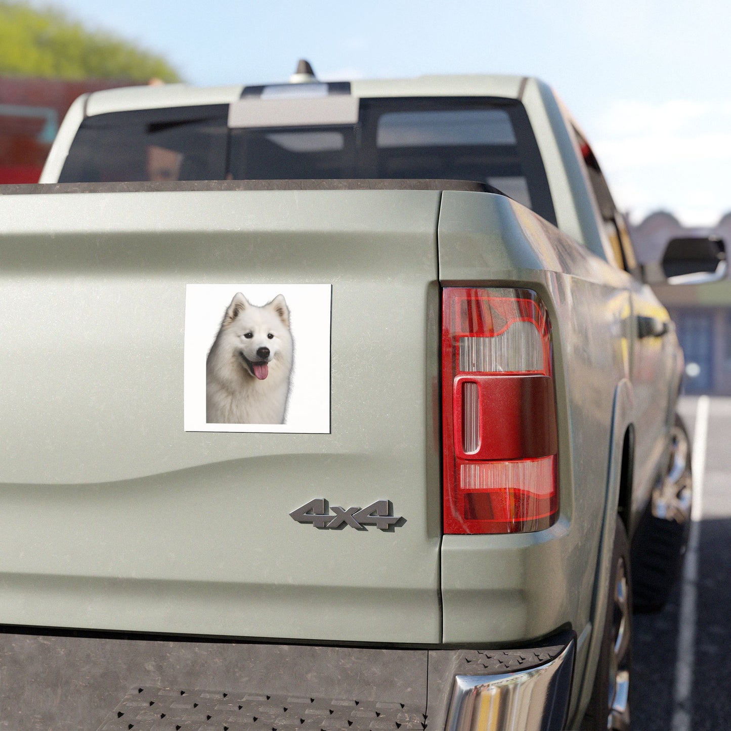 Samoyed Head Indoor/Outdoor Magnet
