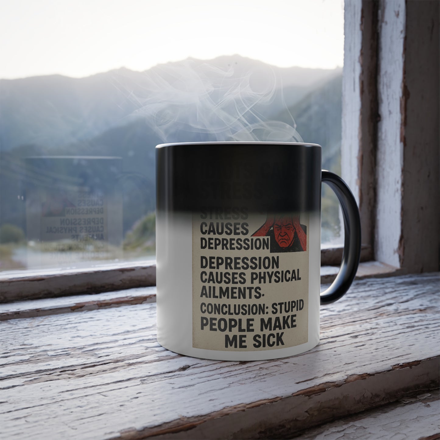 Stupid People Color Changing Mug