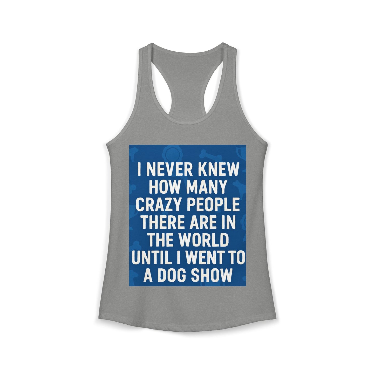 Never Knew Women's Racerback Tank