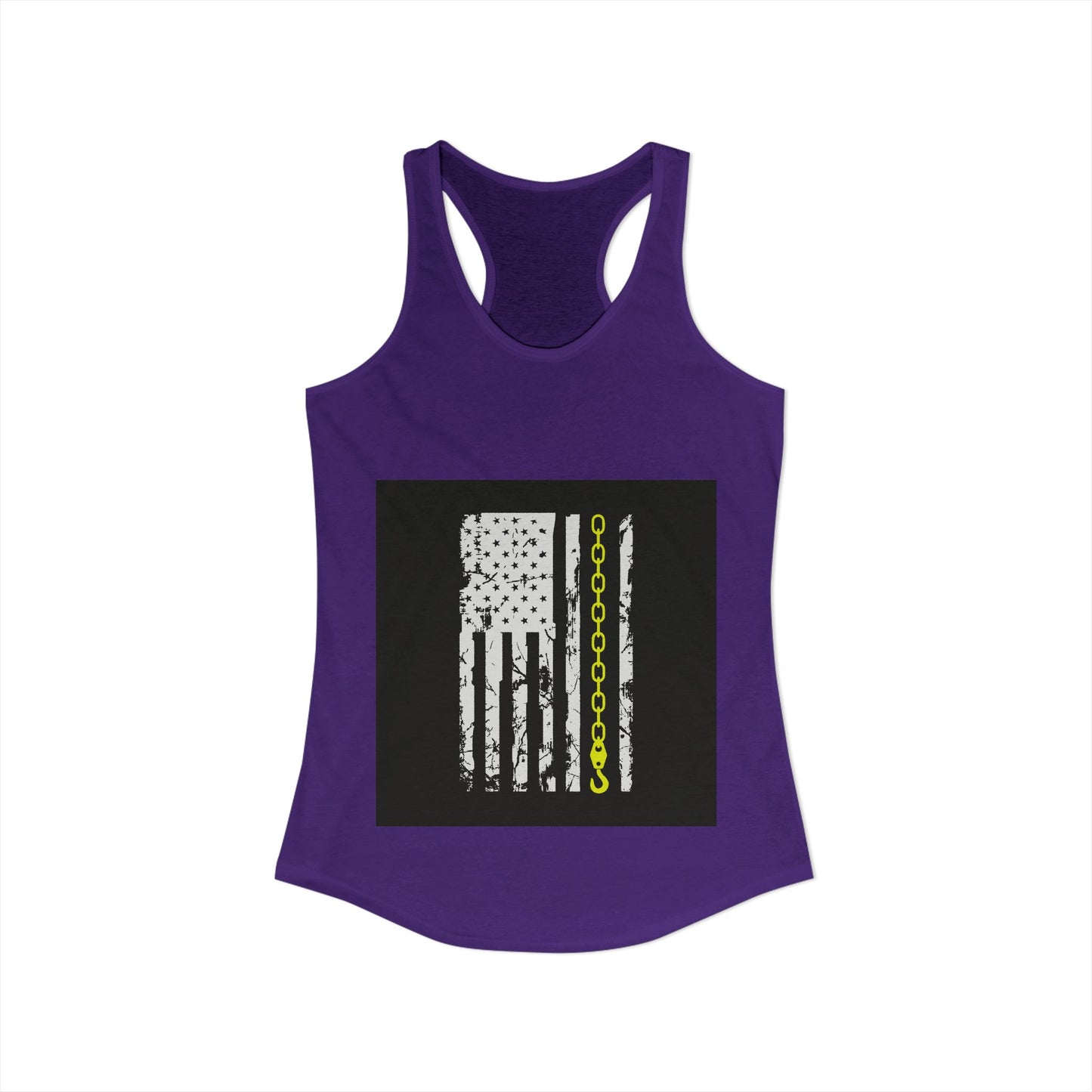 Thin Yellow Line Women's Racerback Tank