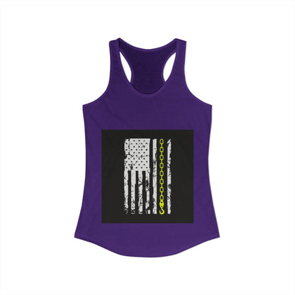 Thin Yellow Line Women's Racerback Tank