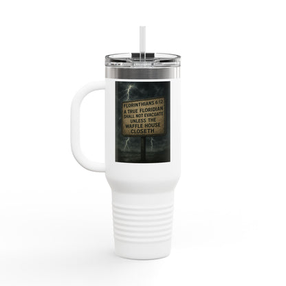 Florithians 6:12 Insulated Travel Mug