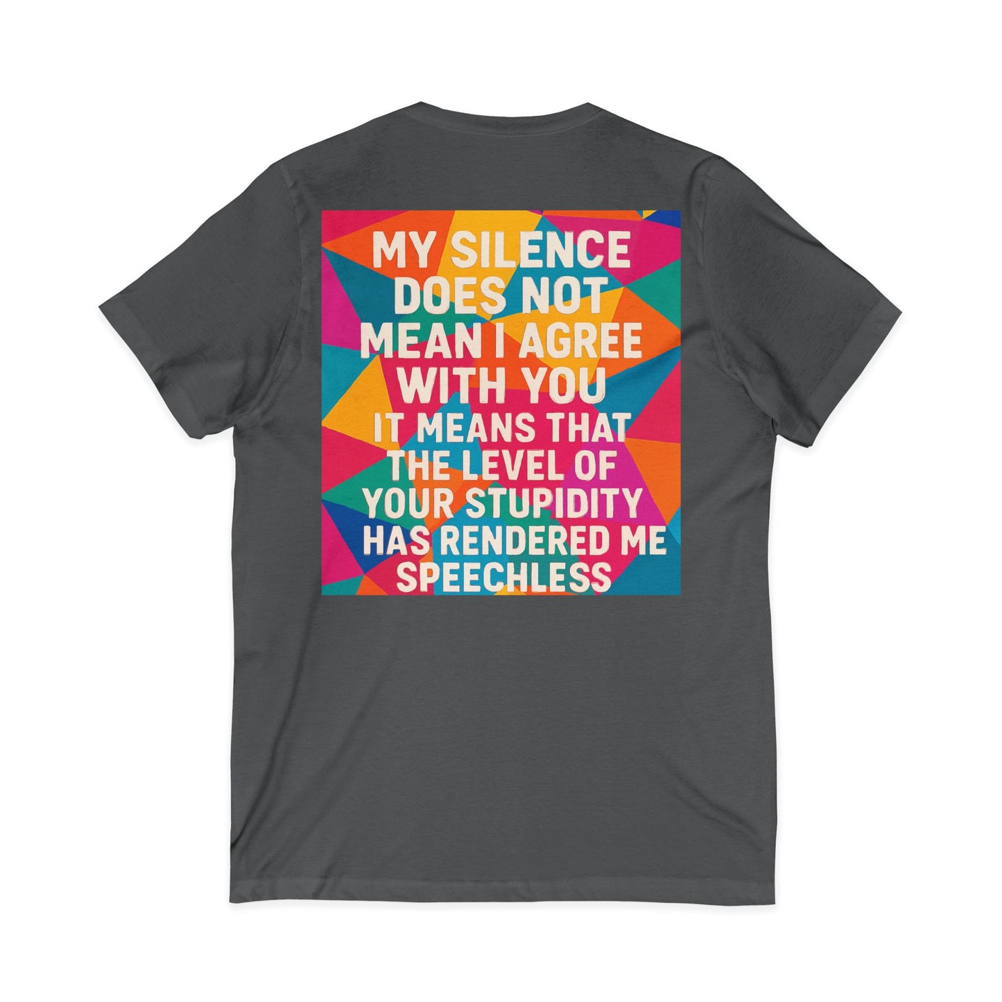 Speechless Unisex Short Sleeve V-Neck Tee