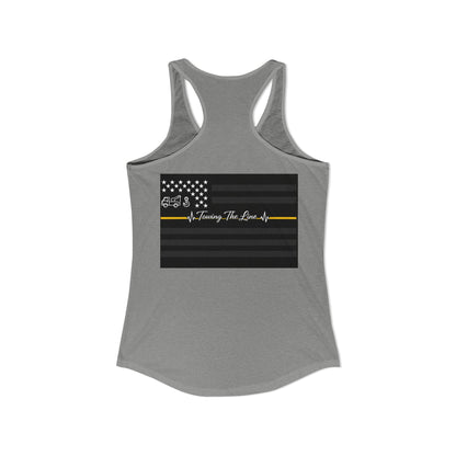 Thin Yellow Line Women's Racerback Tank