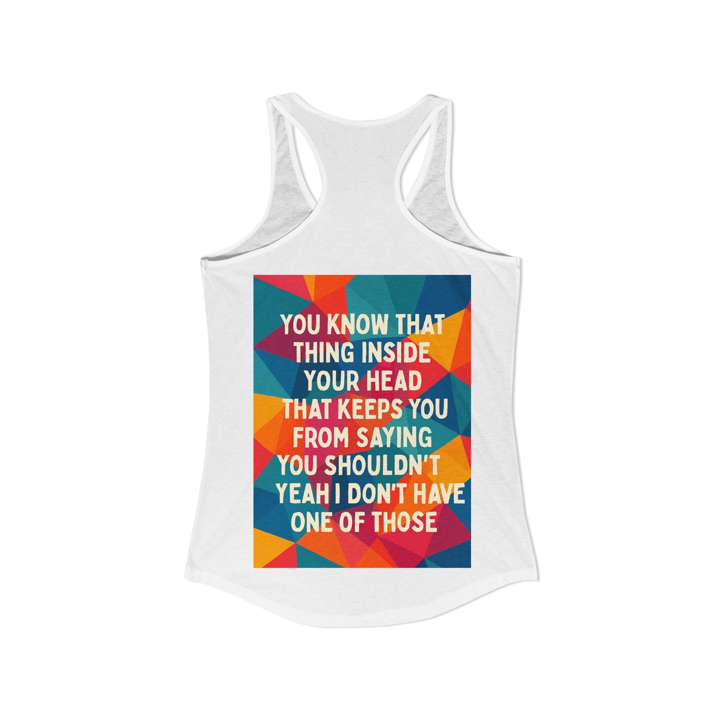 No Filter Women's Racerback Tank