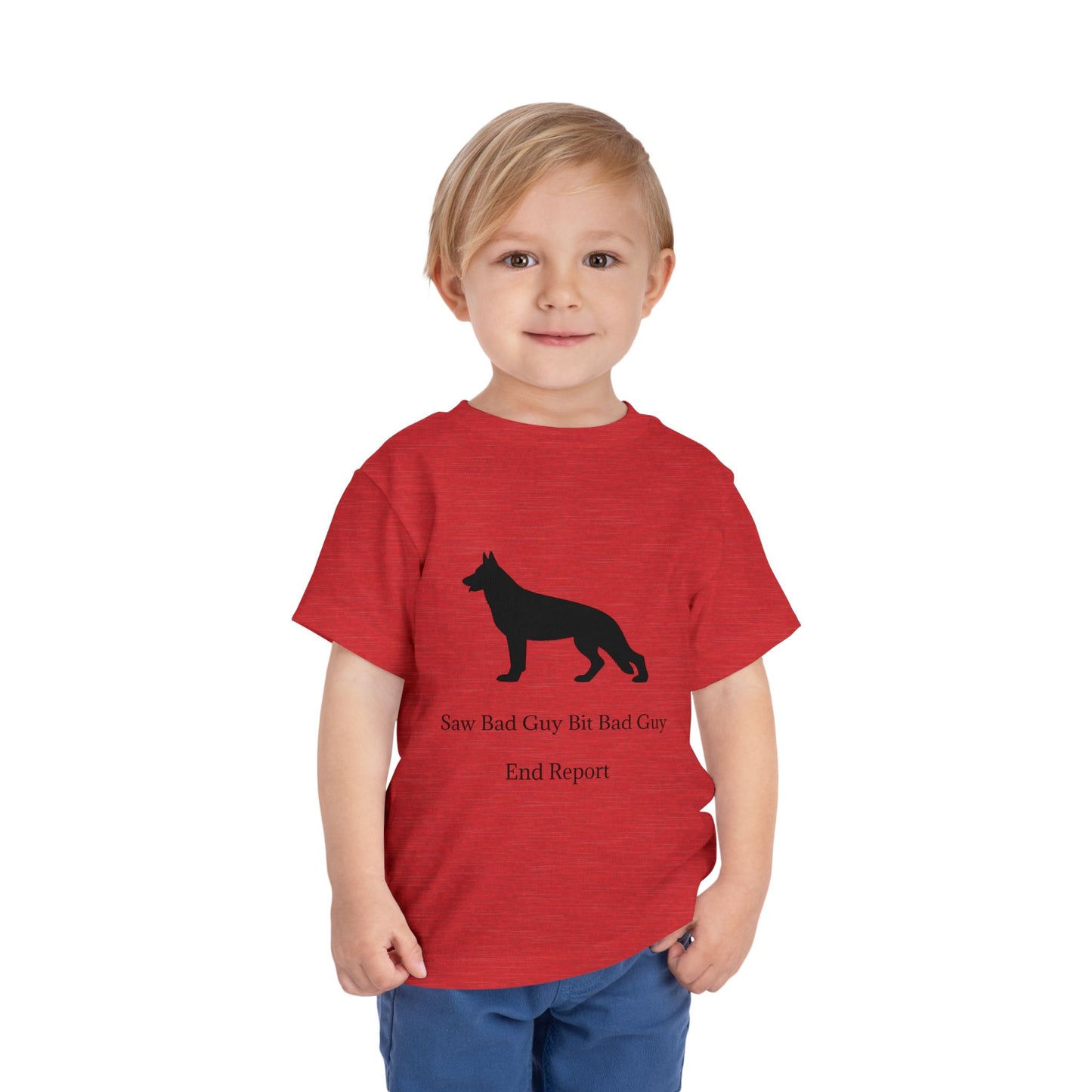 Bad Guy Toddler Unisex Short Sleeve Crewneck Tee