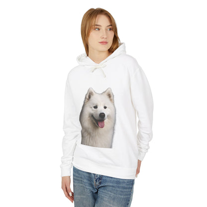 Samoyed Head Unisex Lightweight Hoodie