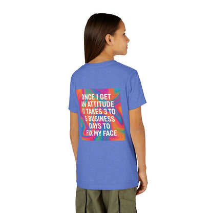 Fix My Face Youth Unisex Short Sleeve Crewneck Tee