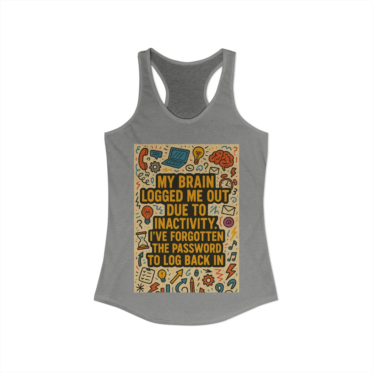 Logged Out Women's Racerback Tank