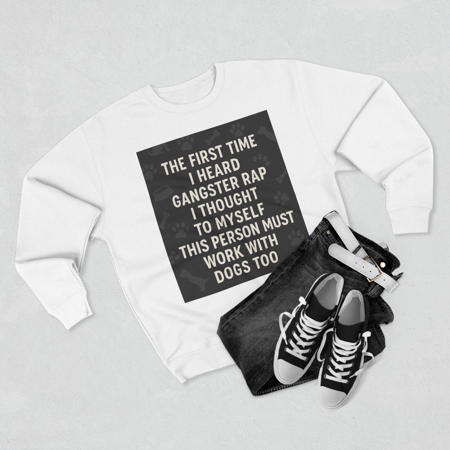 Gangster Rap Unisex Crewneck Sweatshirt
