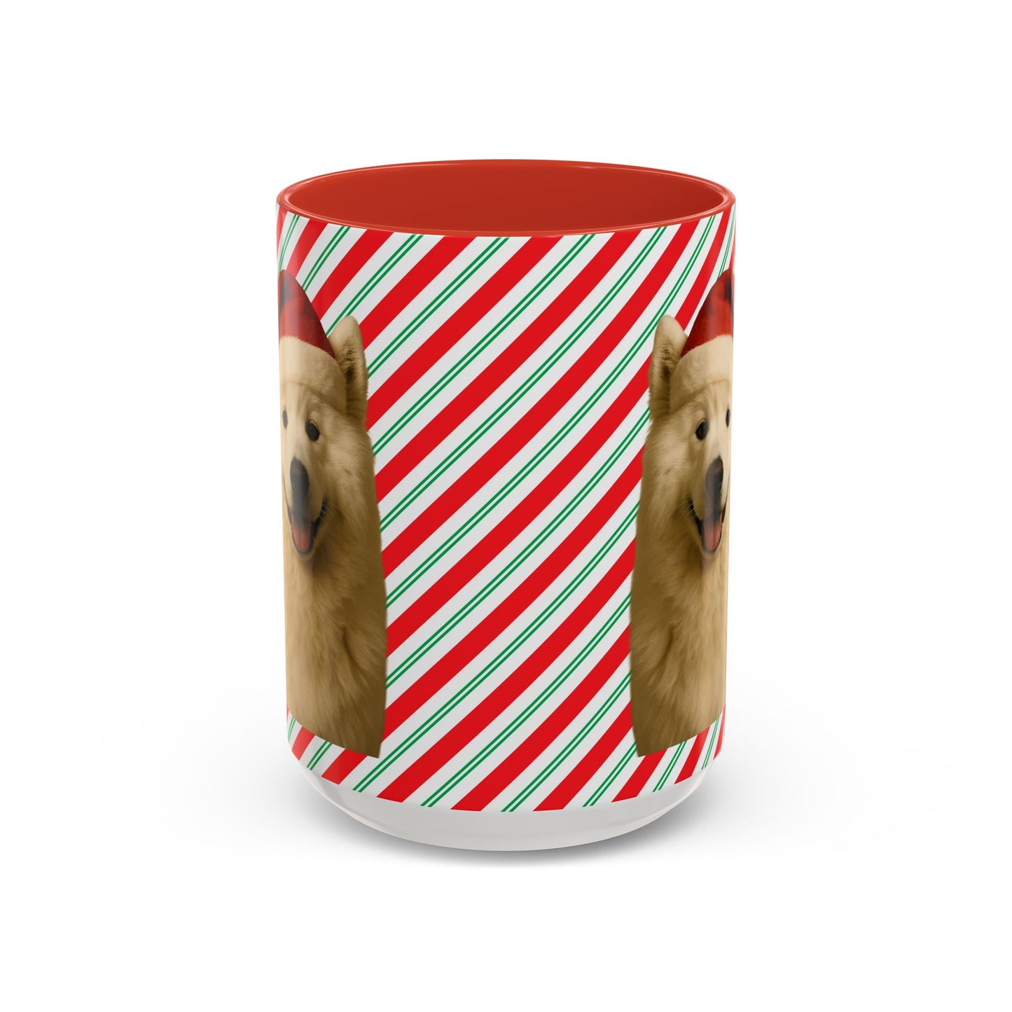 Santa Paws Samoyed 2-Tone Coffee Mug