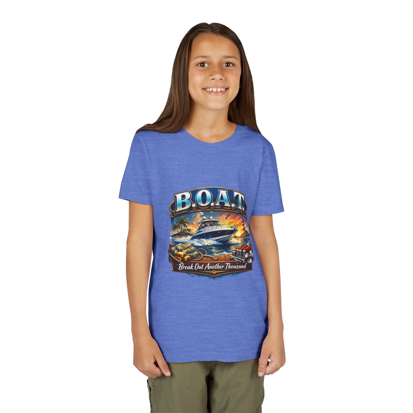 B.O.A.T. Youth Unisex Short Sleeve Crewneck Tee