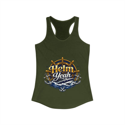 Helm Yeah Women's Racerback Tank