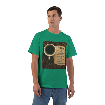 Coffee Definition Men's Short-Sleeve Crewneck Tee