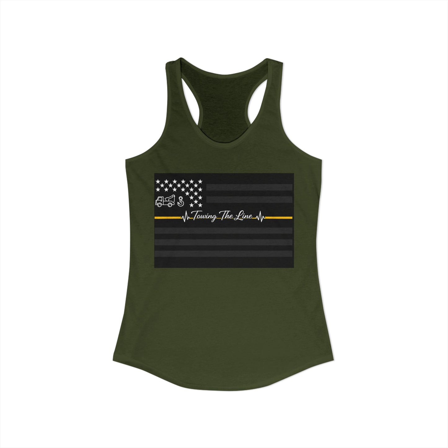 Thin Yellow Line Women's Racerback Tank