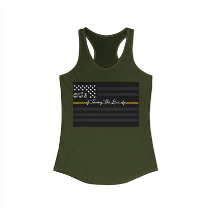 Thin Yellow Line Women's Racerback Tank