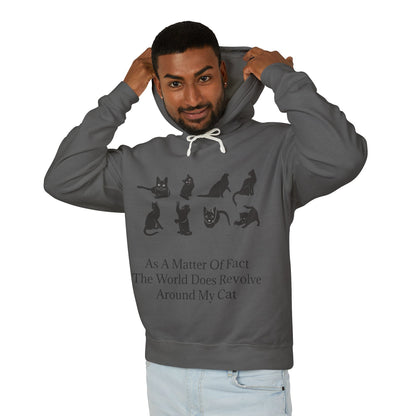 Matter Of Fact Cat Unisex Lightweight Hoodie