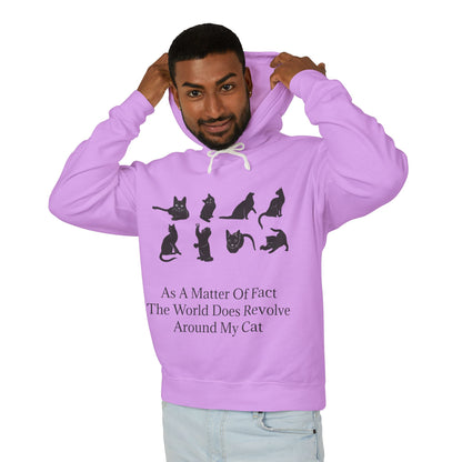 Matter Of Fact Cat Unisex Lightweight Hoodie