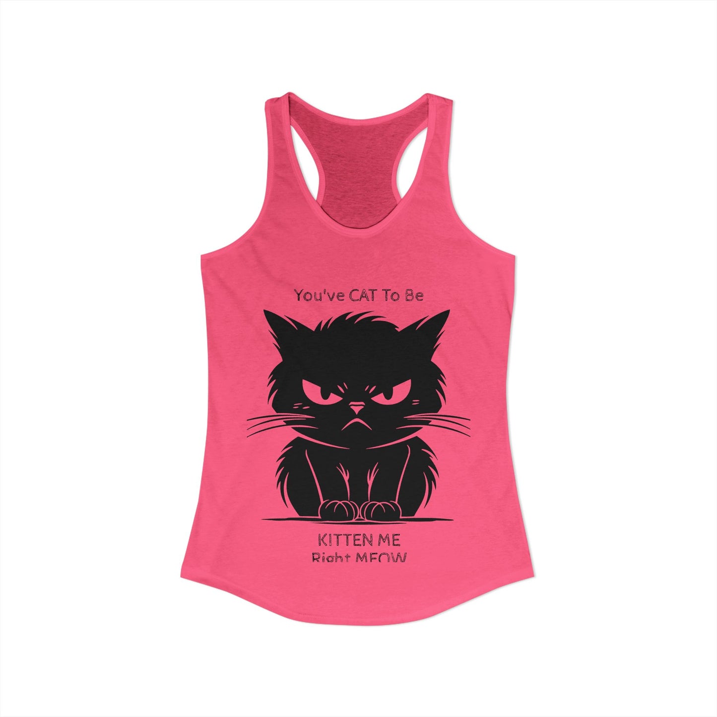 KITTEN Me Women's Racerback Tank