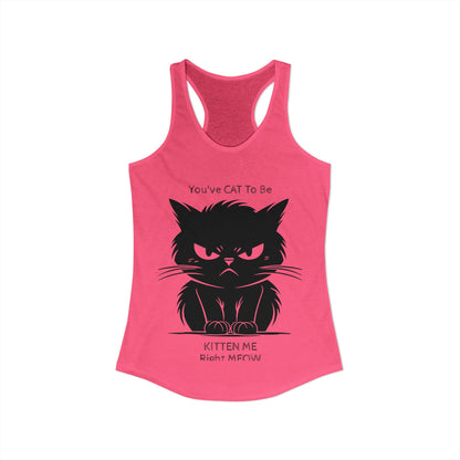 KITTEN Me Women's Racerback Tank