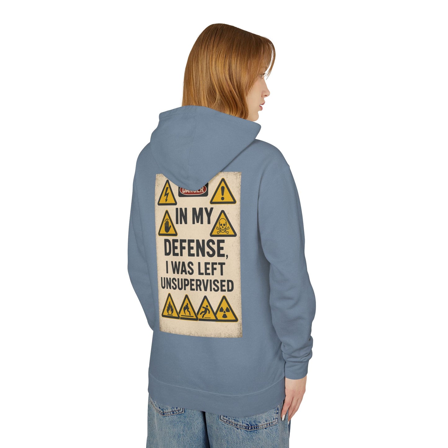 Unsupervised Unisex Lightweight Hoodie
