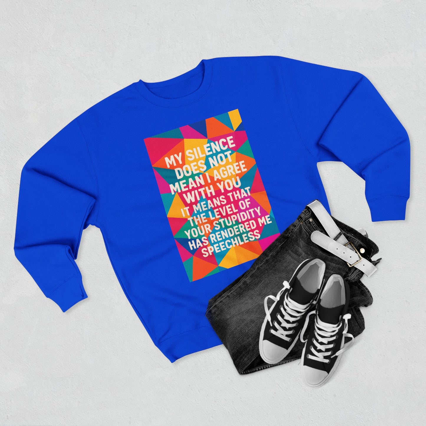 Speechless Unisex Crewneck Sweatshirt