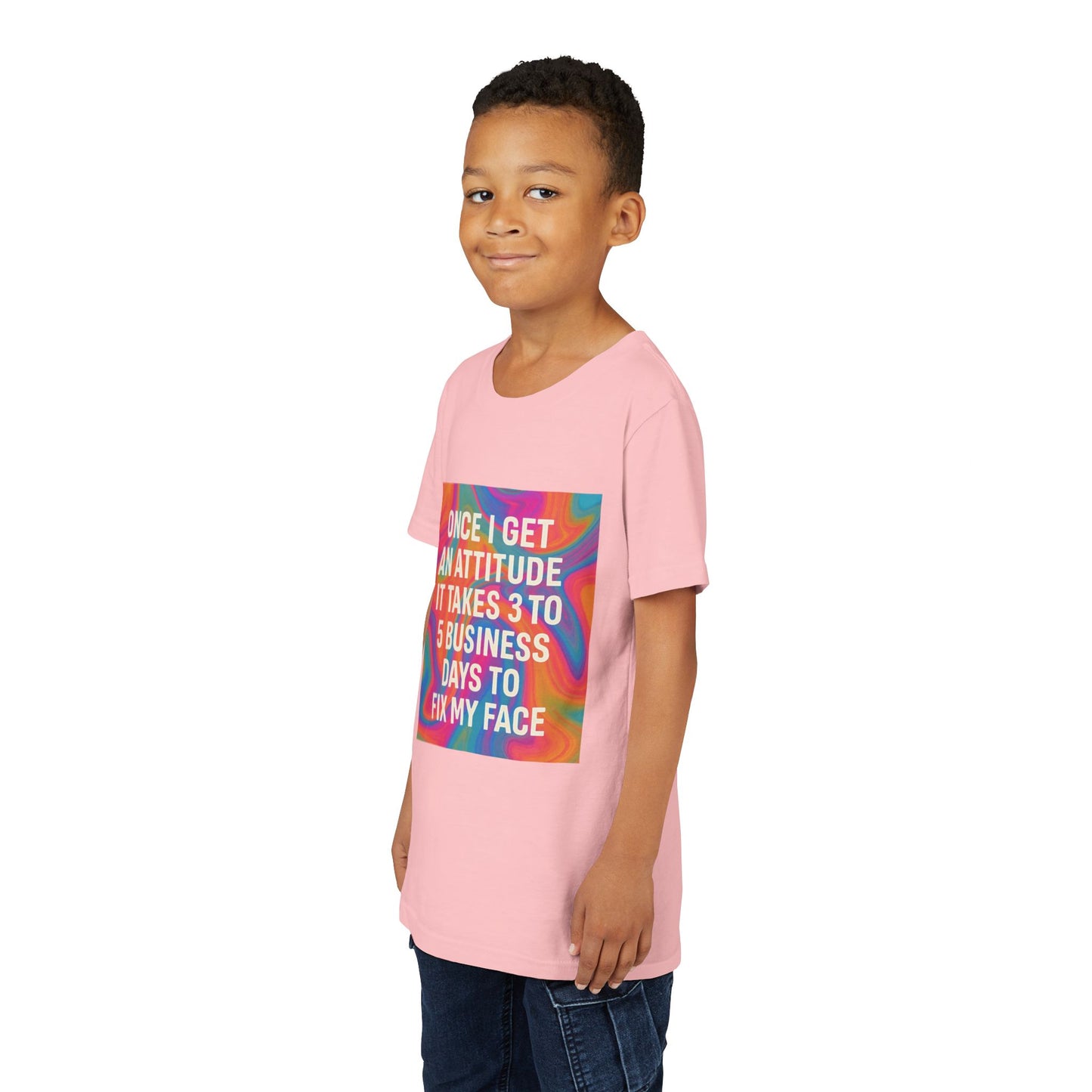 Fix My Face Youth Unisex Short Sleeve Crewneck Tee