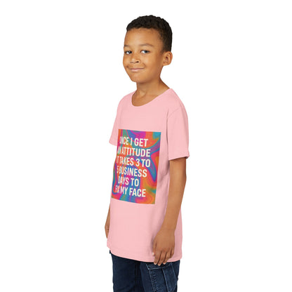 Fix My Face Youth Unisex Short Sleeve Crewneck Tee