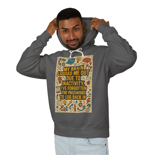 Logged Out Unisex Lightweight Hoodie