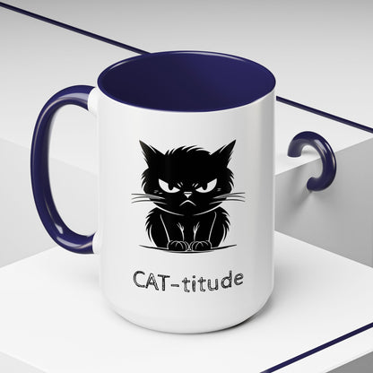 CAT-titude 2-Tone Coffee Mug