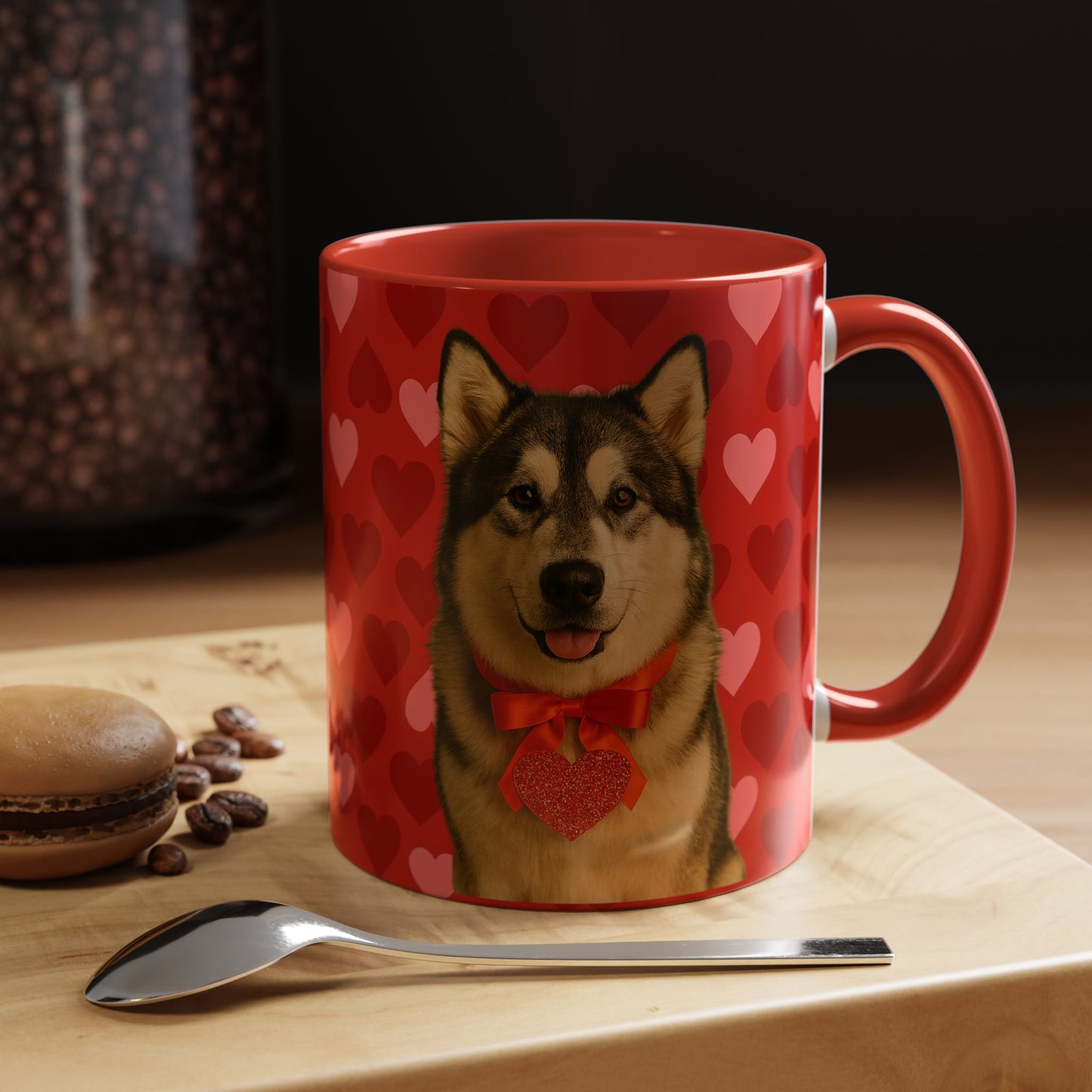 Cupid's Companion Malamute 2-Tone Coffee Mug