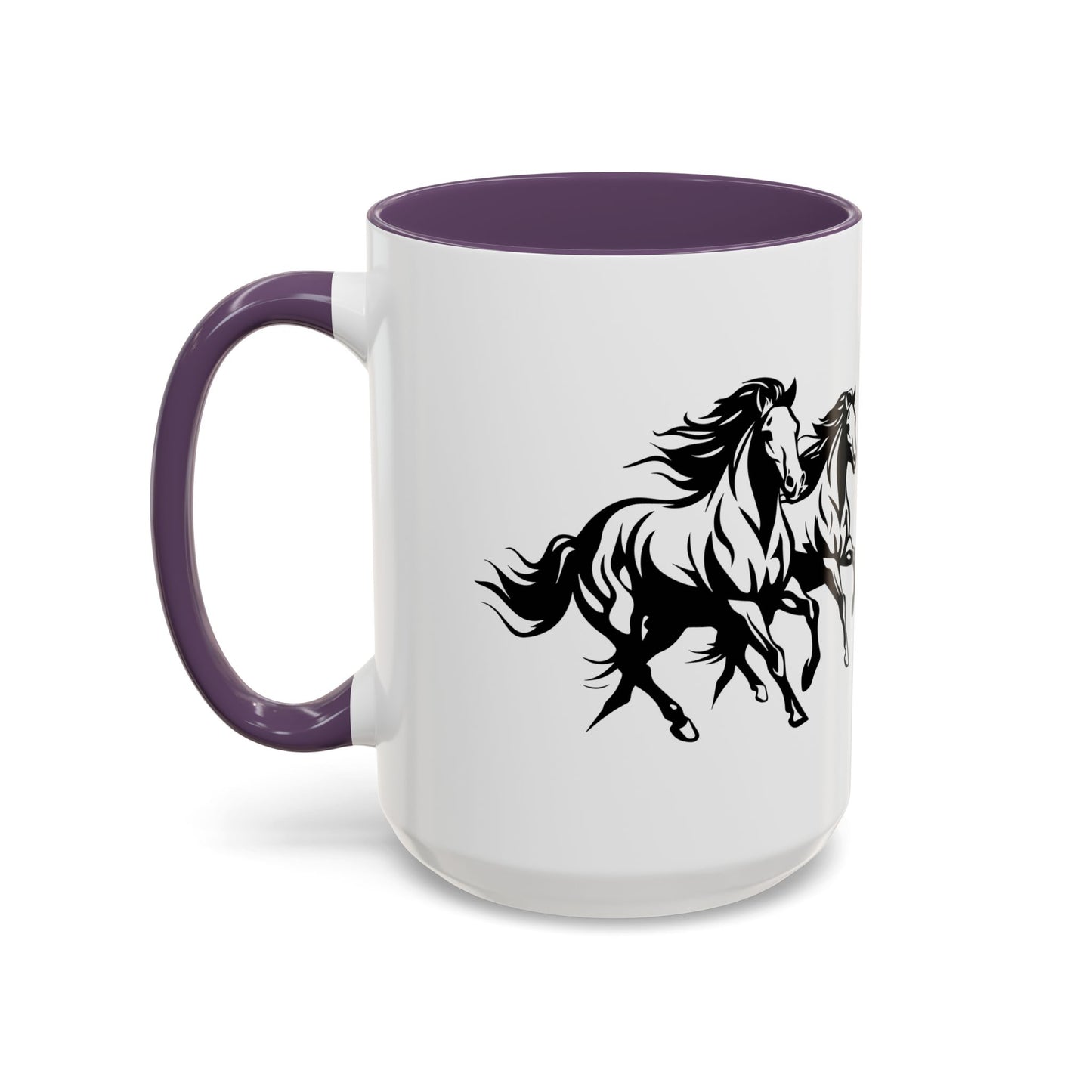 Horsin' Around 2-Tone Coffee Mug
