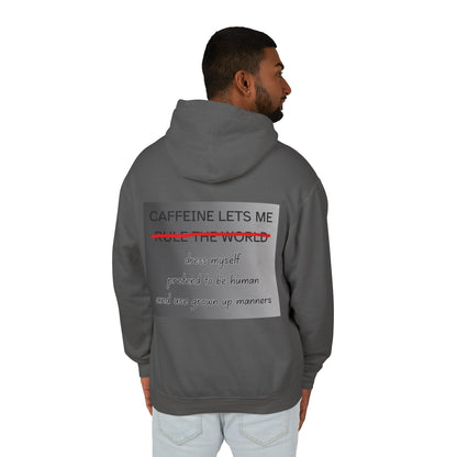 Caffiene Lets Me Unisex Lightweight Hoodie