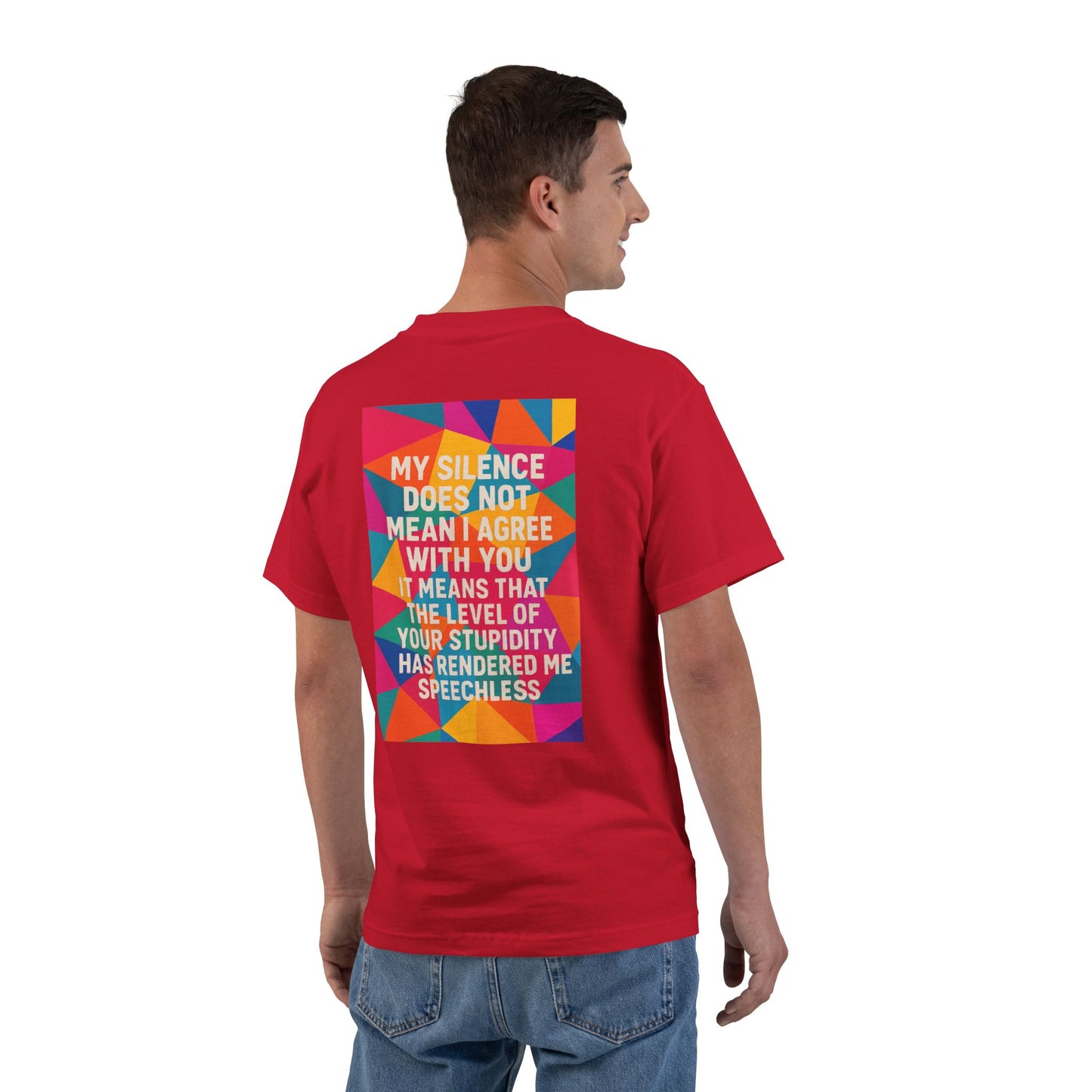 Speechless Men's Short-Sleeve Crewneck Tee