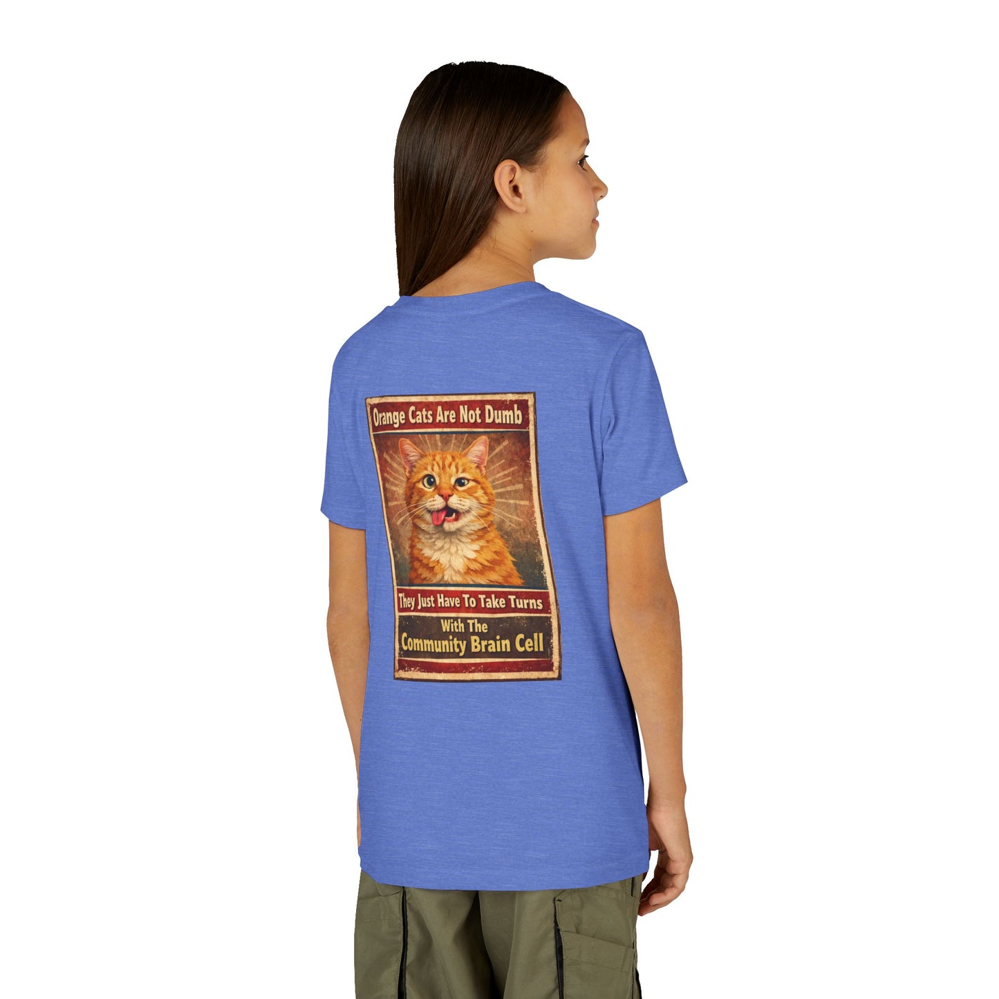 Community Brain Cell Youth Unisex Short Sleeve Crewneck Tee