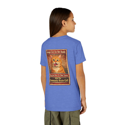 Community Brain Cell Youth Unisex Short Sleeve Crewneck Tee