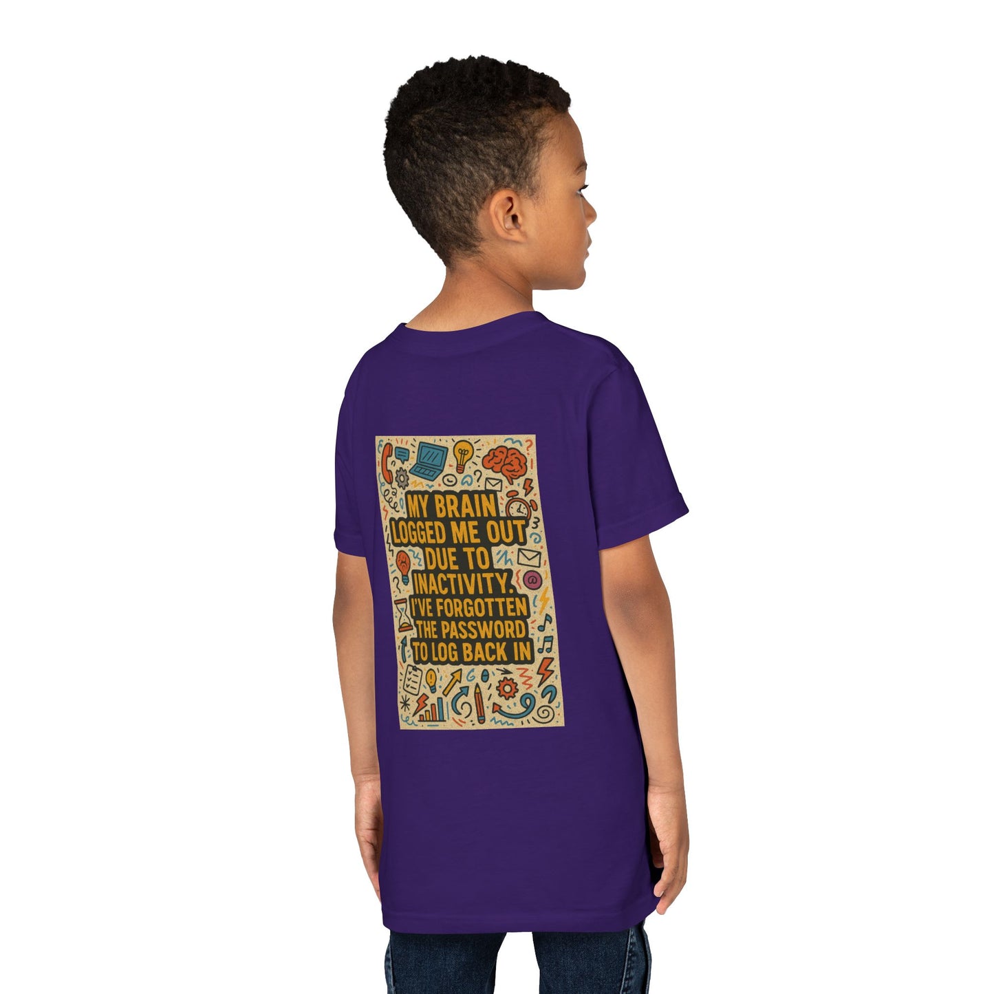 Logged Out Youth Unisex Short Sleeve Crewneck Tee