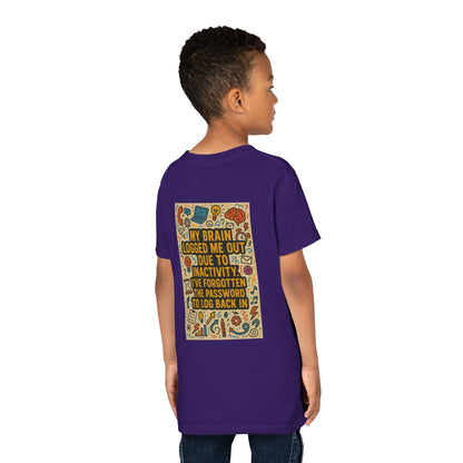 Logged Out Youth Unisex Short Sleeve Crewneck Tee