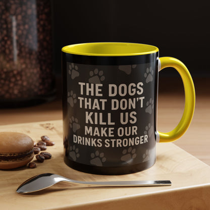 Drinks Stronger 2-Tone Coffee Mug