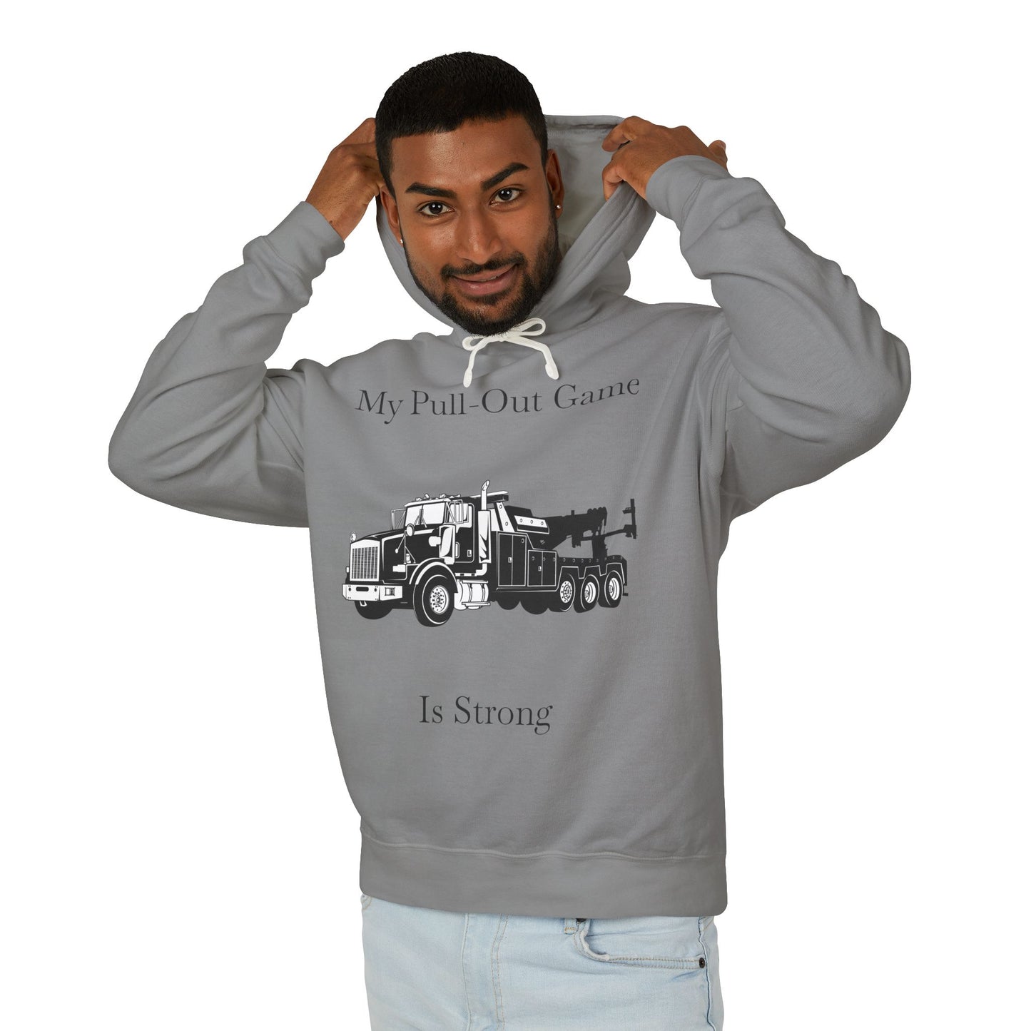 Pull Out Heavy Tow Truck Unisex Lightweight Hoodie