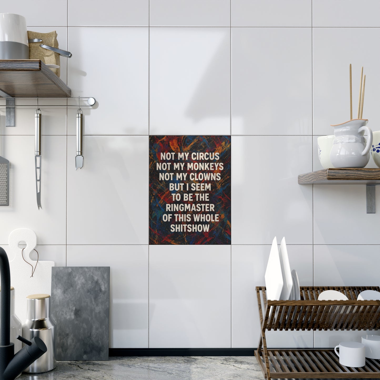Ringmaster Ceramic Photo Tile