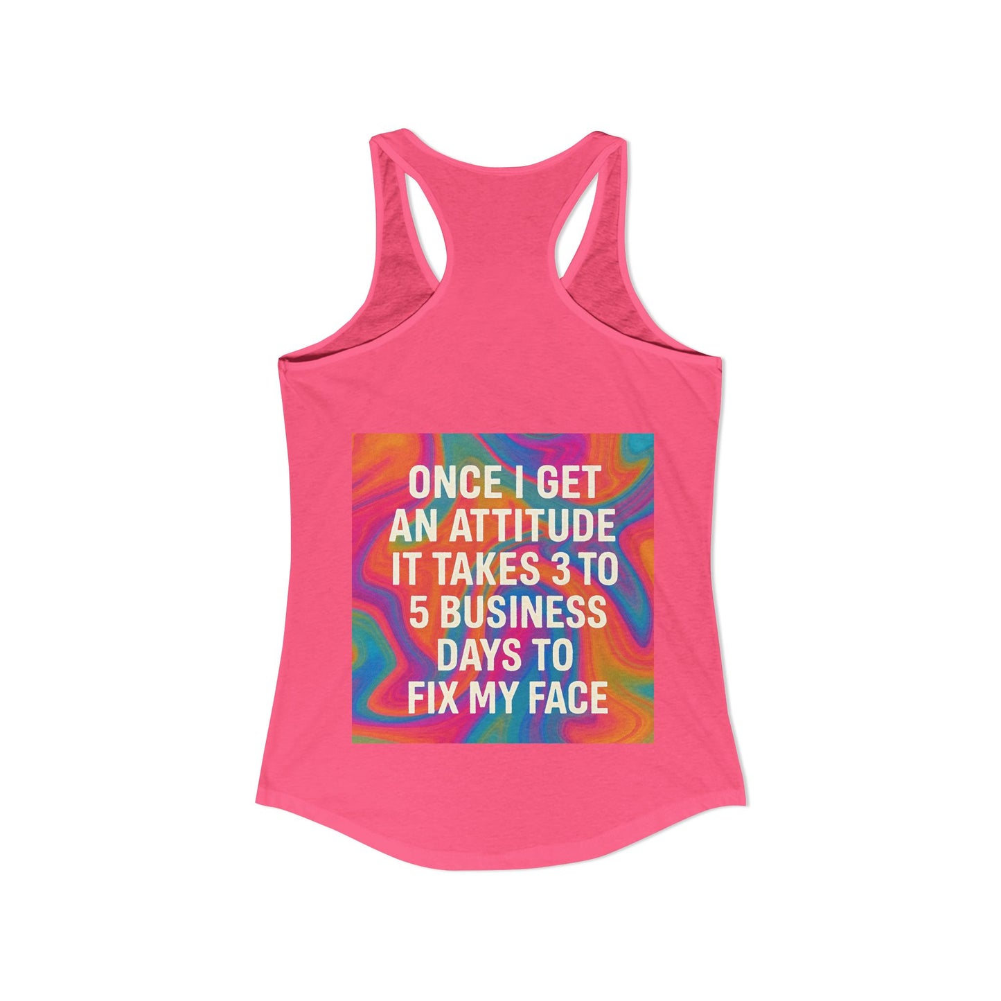 Fix My Face Women's Racerback Tank