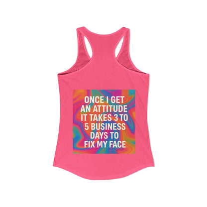 Fix My Face Women's Racerback Tank
