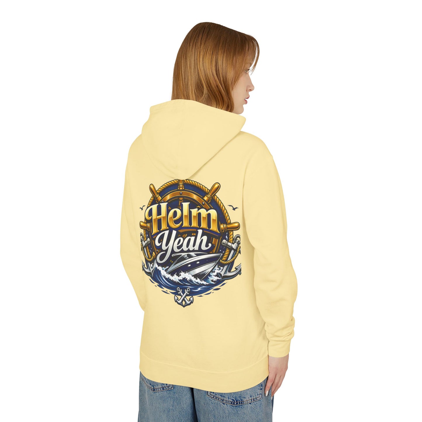 Helm Yeah Unisex Lightweight Hoodie
