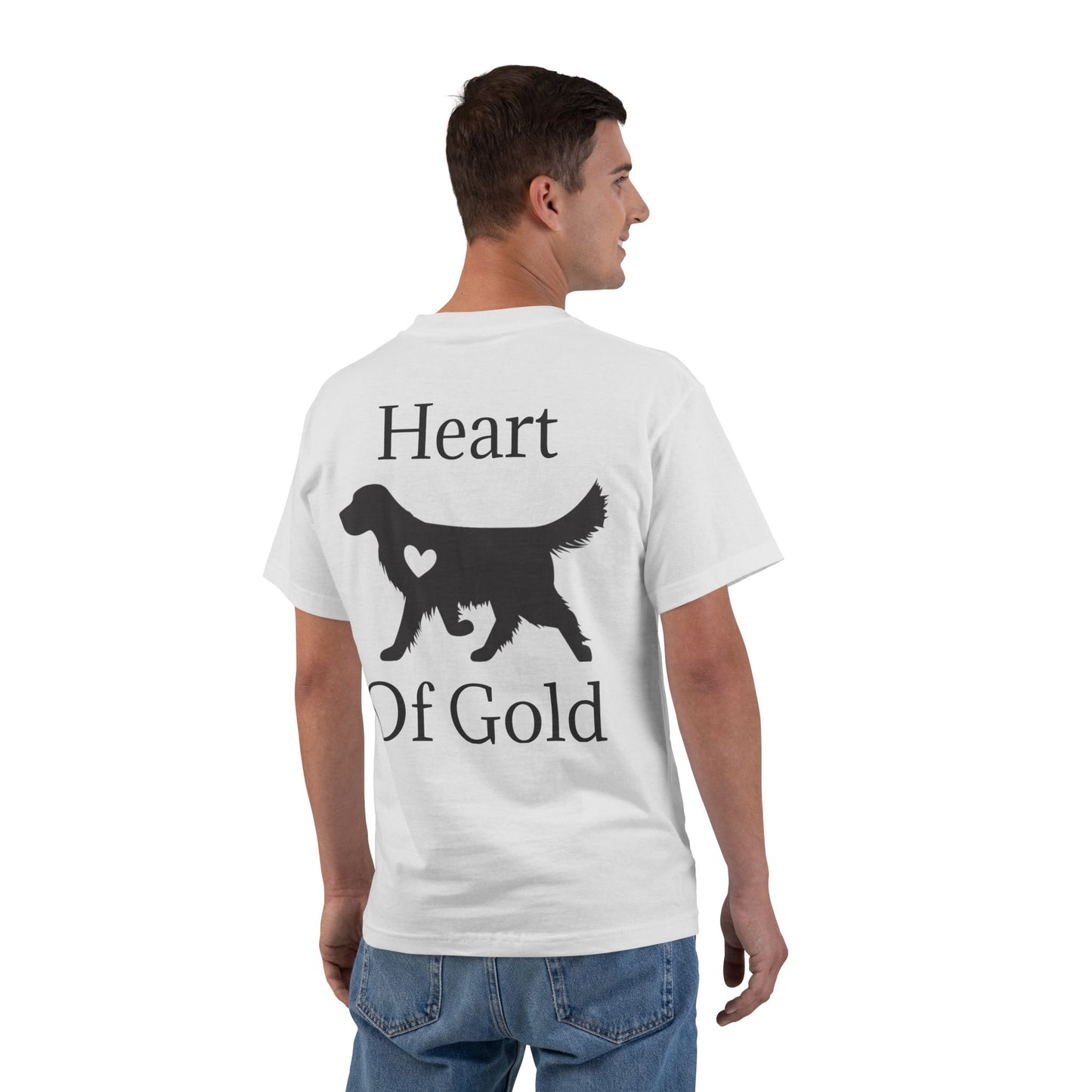 Heart Of Gold Men's Short-Sleeve Crewneck Tee