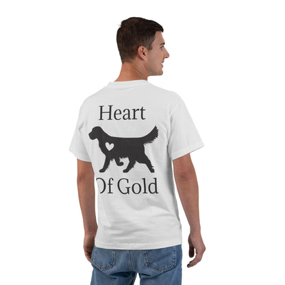 Heart Of Gold Men's Short-Sleeve Crewneck Tee