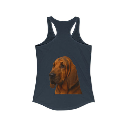 Bloodhound Head Women's Racerback Tank